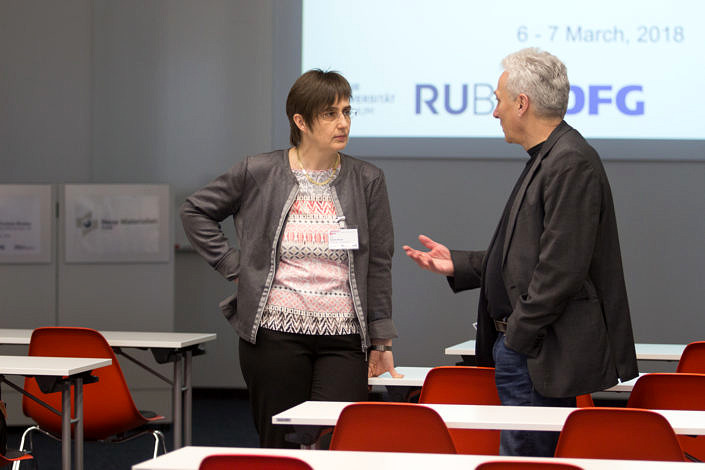 Prof. Koerner im Gespräch SFB Industriekolloquium